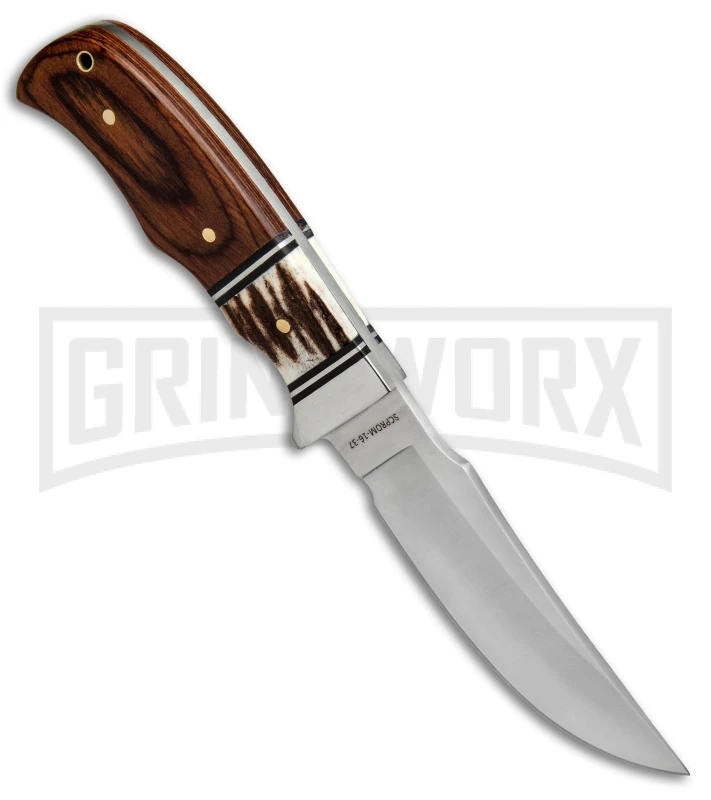Schrade Limited Edition Walden 70th Anniversary Fixed Blade Knife - Satin Plain - Image 2