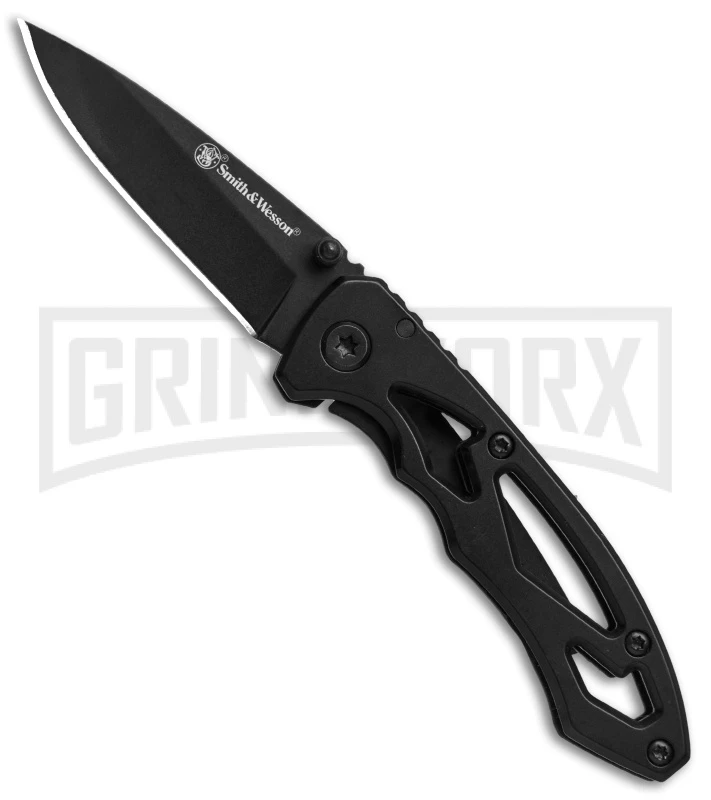 Smith & Wesson Black Folding Knife Combo - Set Of 2 - Image 5