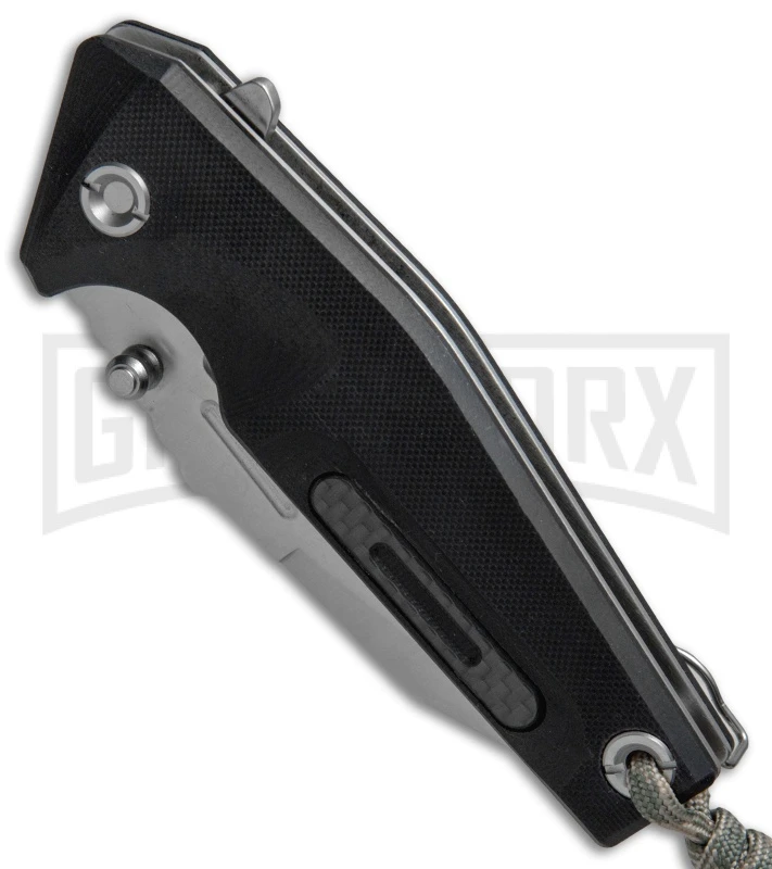 Smith & Wesson Black G-10 Tanto Folding Knife - Satin Plain - Image 2