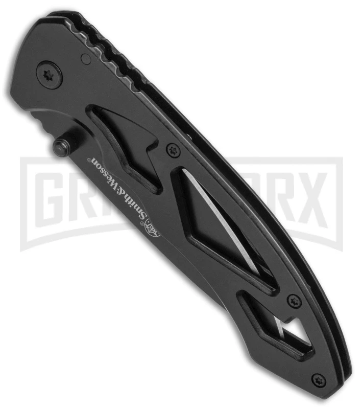 Smith & Wesson Two Piece Folding Knife Combo Pack - Black Plain - Image 3