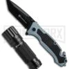 Smith & Wesson 2-Piece Combo Set W/Folding Knife And Galaxy Flashlight