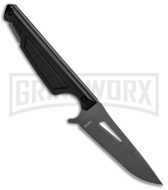M&P Shield Black Fixed Blade Knife - Gray Plain - Image 2