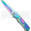 Super Knife Croc Automatic Knife Stainless Rainbow Spectrum (3.5 Spectrum) Serr