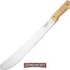 Tramontina Machete Wood Fixed Blade Knife - Satin Plain