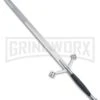 Tallen Claymore Black Wood Sword - Satin Dull