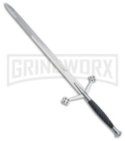 Tallen Claymore Black Wood Sword - Satin Dull