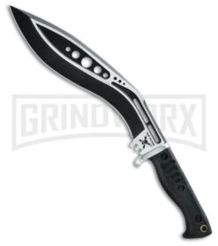 United Cutlery M48 Black TPR Fixed Blade Knife - Two-Toned Plain