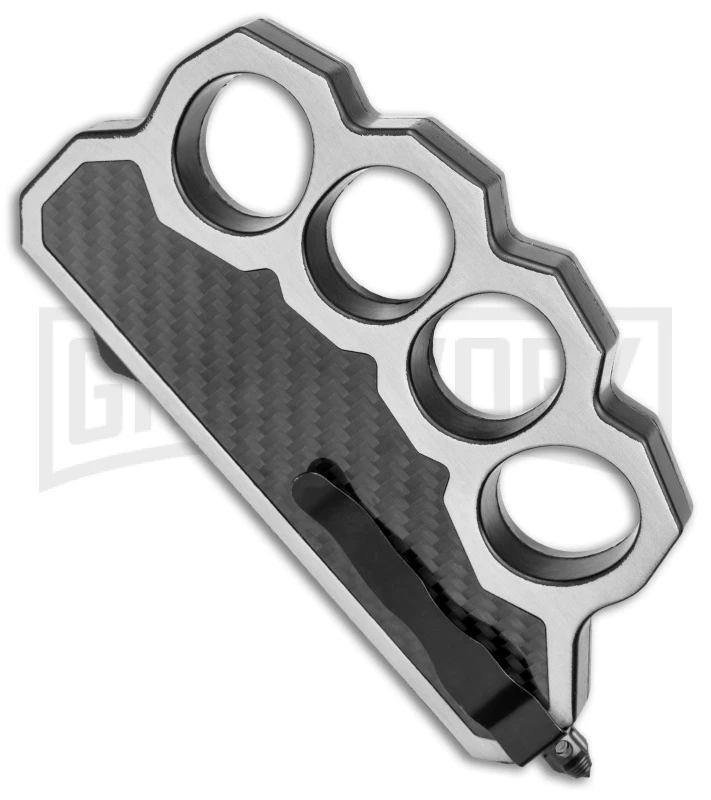 What The Knuck Knuckle Dagger D/A OTF Automatic CF/Satin -Two Tone Dagger - Image 3