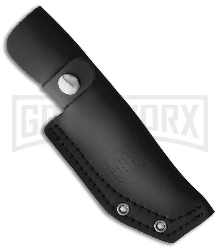 Willumsen Copenhagen Birddog Brown/Black G-10 Fixed Blade - Stonewash Plain - Image 2