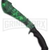 Z-Hunter Judgement Day Rubber Machete - Green Plain
