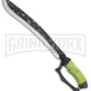 Z-Hunter Slicer Green Machete - Two-Tone Plain