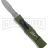 AKC Minion Concord Green OTF Automatic Knife - Flat Grind Polish Plain