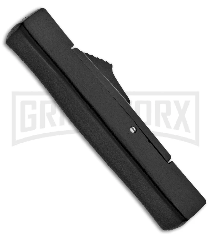 AKC Minion Concord OTF Automatic Knife - Flat Grind Black Plain - Image 2
