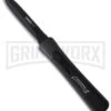 AKC Concord Black OTF Automatic Knife - Dagger Black Plain