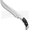 Browning Black Label Battle Bowie Fixed Blade Knife - Satin Plain