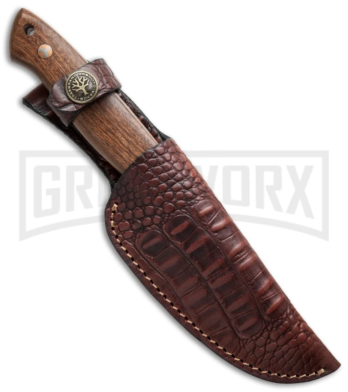 Boker Arbolito Dano Guayacan Wood Fixed Blade Knife - Satin Plain - Image 2