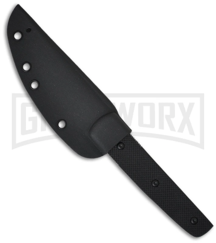 Boker Plus Elegance Kwaito Black Fixed Blade Knife - Satin Plain - Image 2