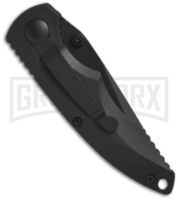 Boker Gemini Tactical Folding Knife - Black Serr - Image 2