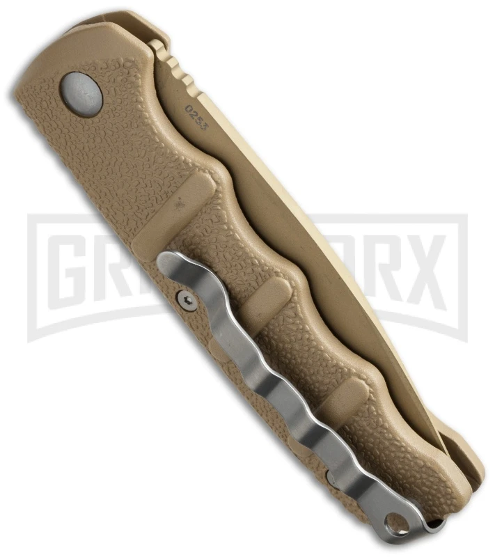 Boker Kalashnikov Desert Sand Automatic Knife - Copper Plain - Image 3
