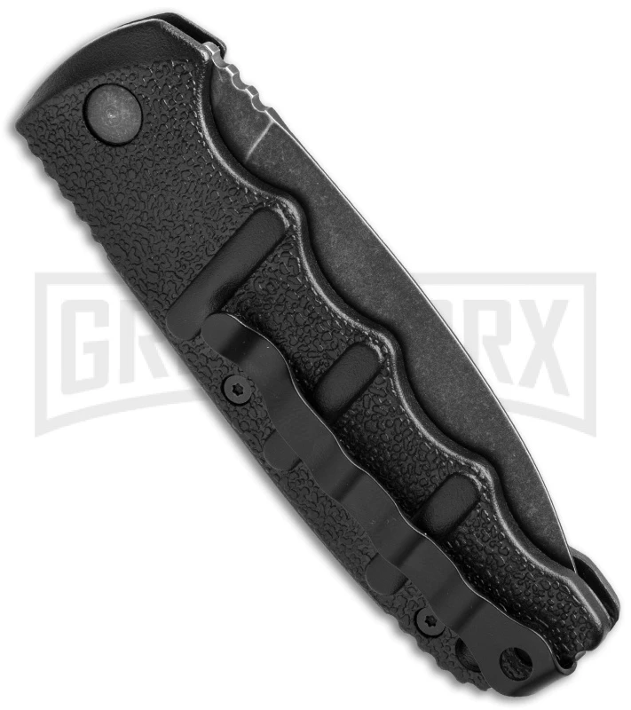 Boker Kalashnikov Black Automatic Knife - D2 Dagger Smokewash Plain - Image 2