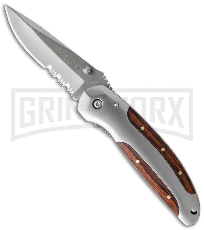 Boker Magnum Master Craftsmen 3 Folding Knife - Satin Serr