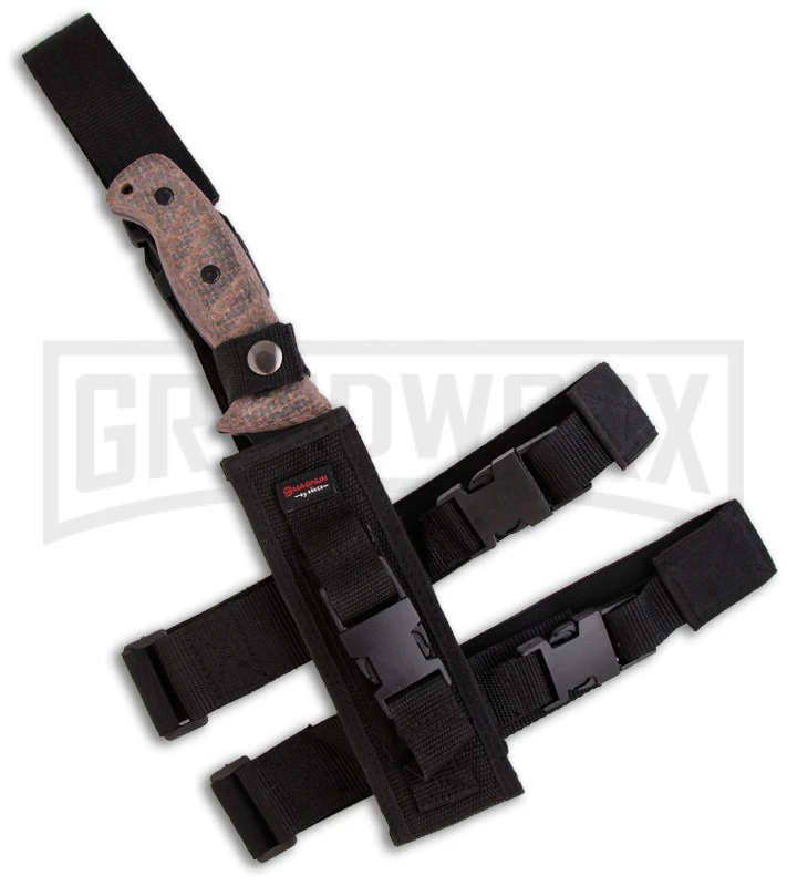 Boker Magnum Desert Warrior Fixed Blade Knife - Black Plain - Image 2