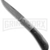Boker Magnum Black Bone Folding Knife - Damascus Plain