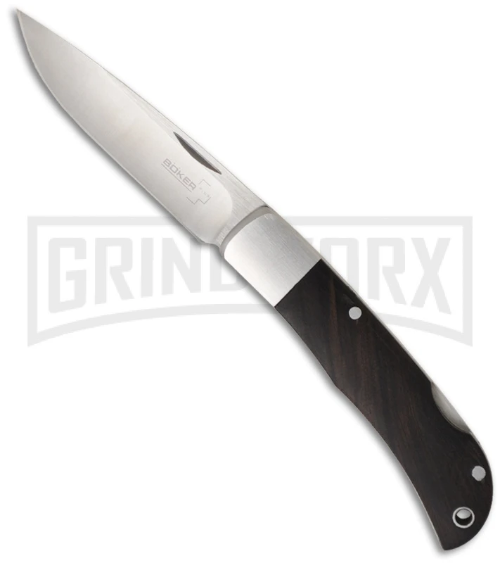 Boker Plus Elegance Lockback Folding Knife - Satin Plain