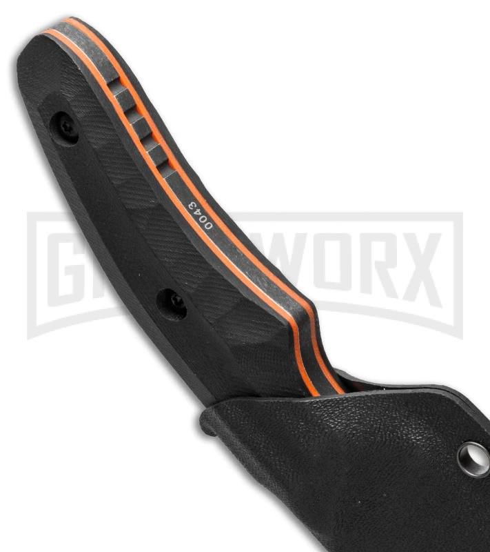 Boker Plus Mako Black G-10 Fixed Blade Knife - Stonewash Plain - Image 4