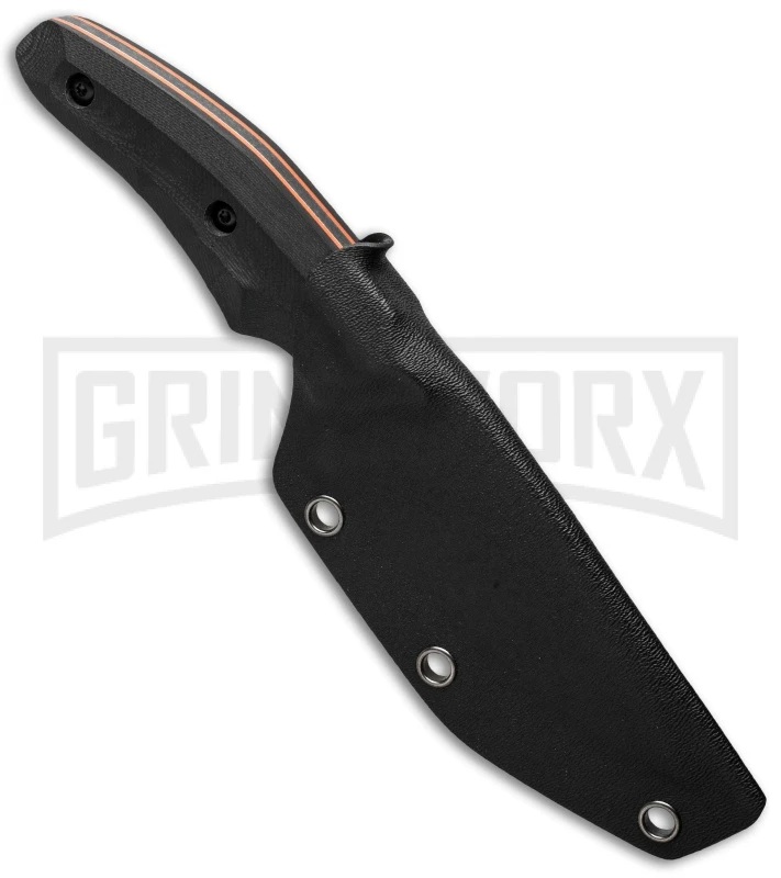 Boker Plus Mako Black G-10 Fixed Blade Knife - Stonewash Plain - Image 3