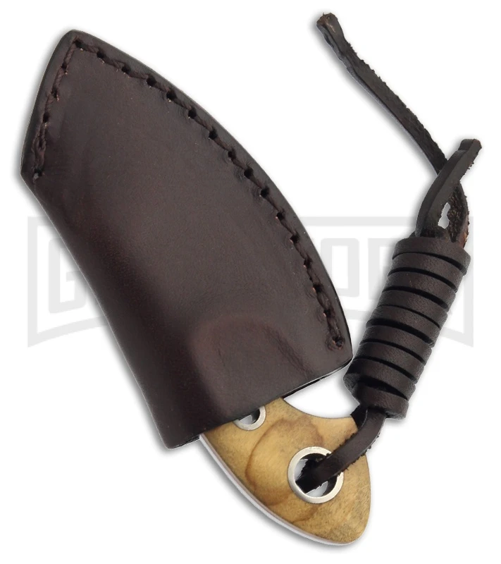 Boker Plus Gnome Olive Fixed Blade Knife - Satin Plain - Image 2