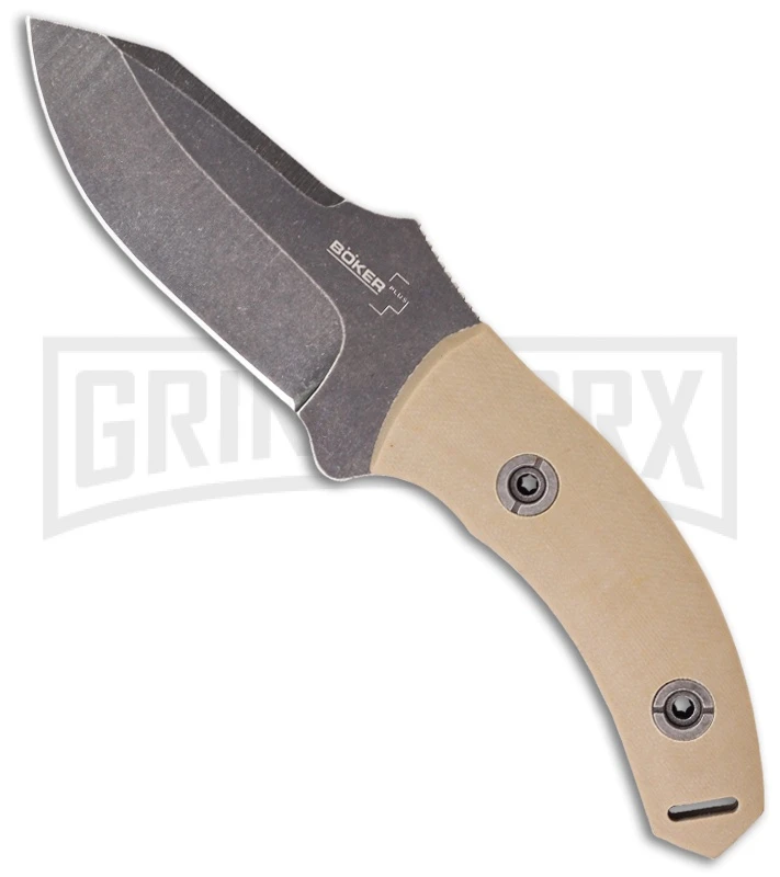 Boker Plus Exodus Fixed Blade Knife - Smokewash Plain