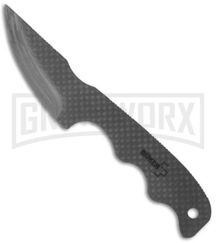 Boker Plus Featherweight Knife (2.875" Carbon Fiber Plain) 02BO279