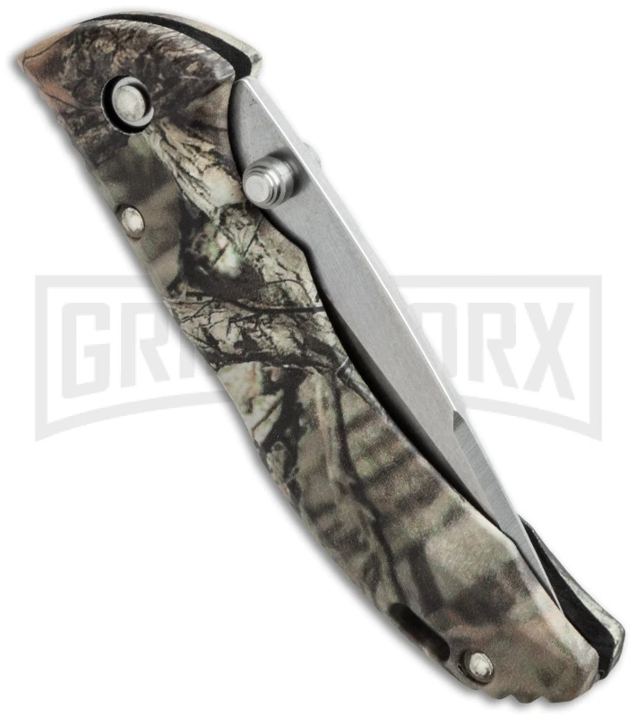 Buck Knives Buck Bantam BBW Mossy Break-Up Infinity Camo Folding Knife - Satin Plain - Image 2