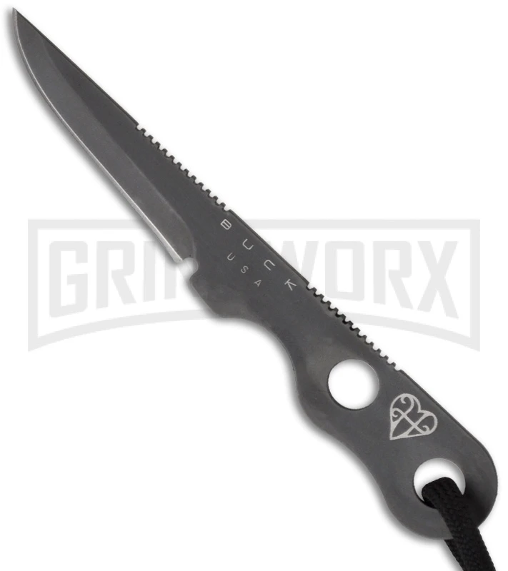 Buck Knives Buck / Hartsook Ultralite Fixed Blade Knife - Gray Plain