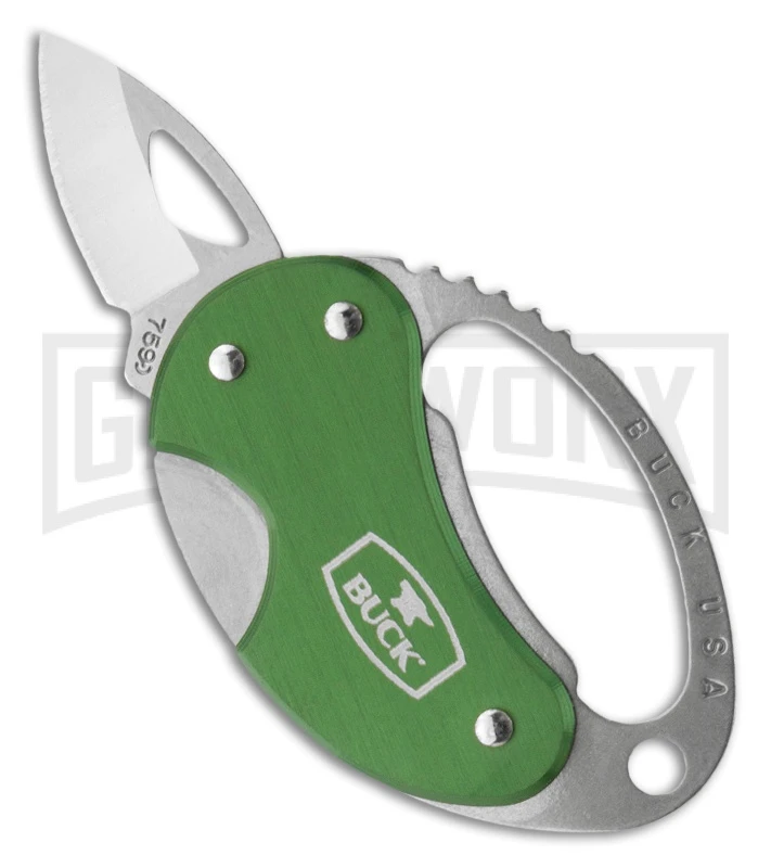 Buck Knives Buck Metro Jade Folding Knife 0759GRS2 (1.125" Plain)