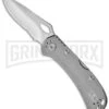 Buck Knives SpitFire Grey Folding Knife - Satin Serr