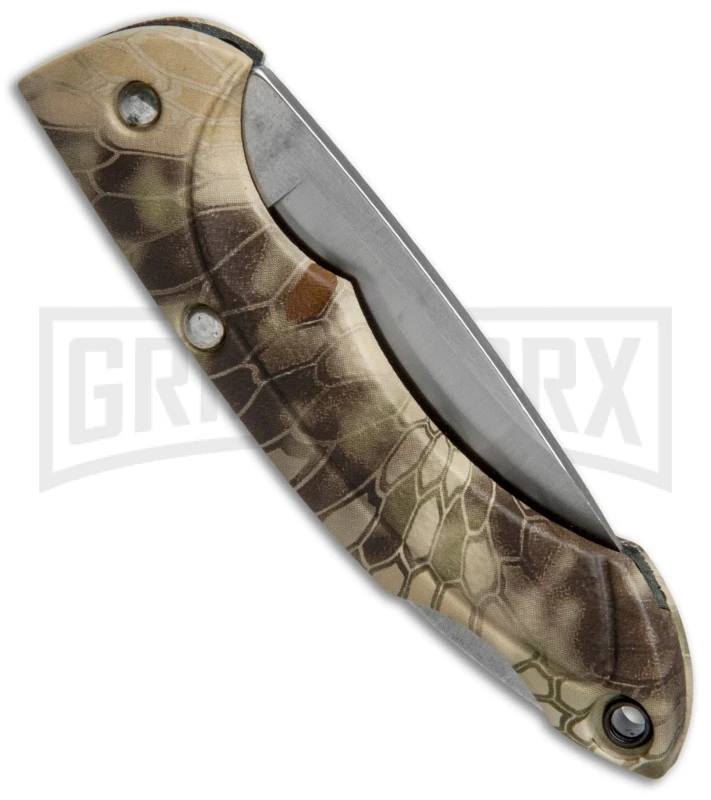 Buck Knives Buck Nano Bantam Kryptek Highlander Camo Folding Knife - Satin Plain - Image 3