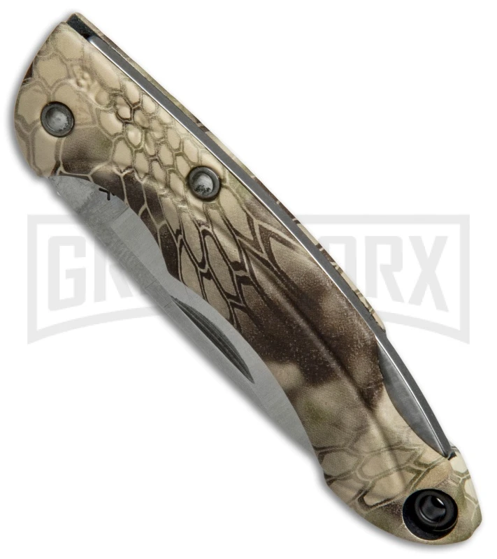 Buck Knives Buck Nano Bantam Kryptek Highlander Camo Folding Knife - Satin Plain - Image 2