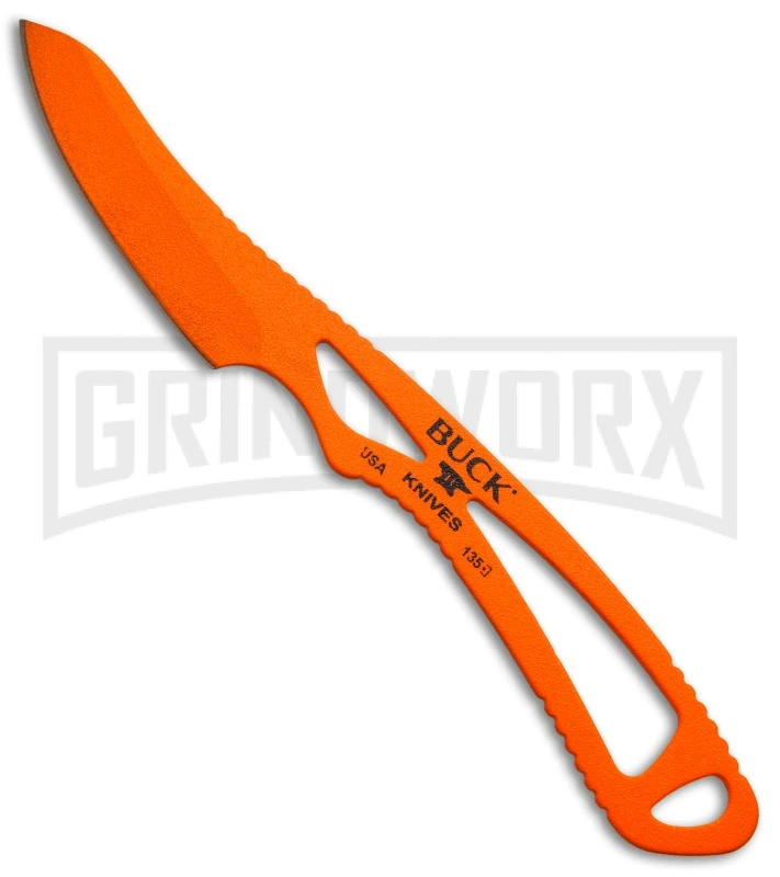 Buck Knives PakLite FieldMaster Knife Set With Mossy Oak Sheath - Orange - Image 3