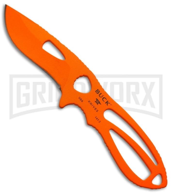 Buck Knives PakLite FieldMaster Knife Set With Mossy Oak Sheath - Orange - Image 2