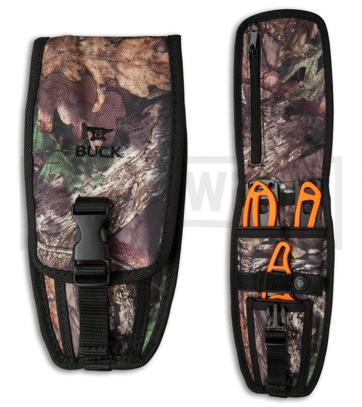 Buck Knives PakLite FieldMaster Knife Set With Mossy Oak Sheath - Orange - Image 5