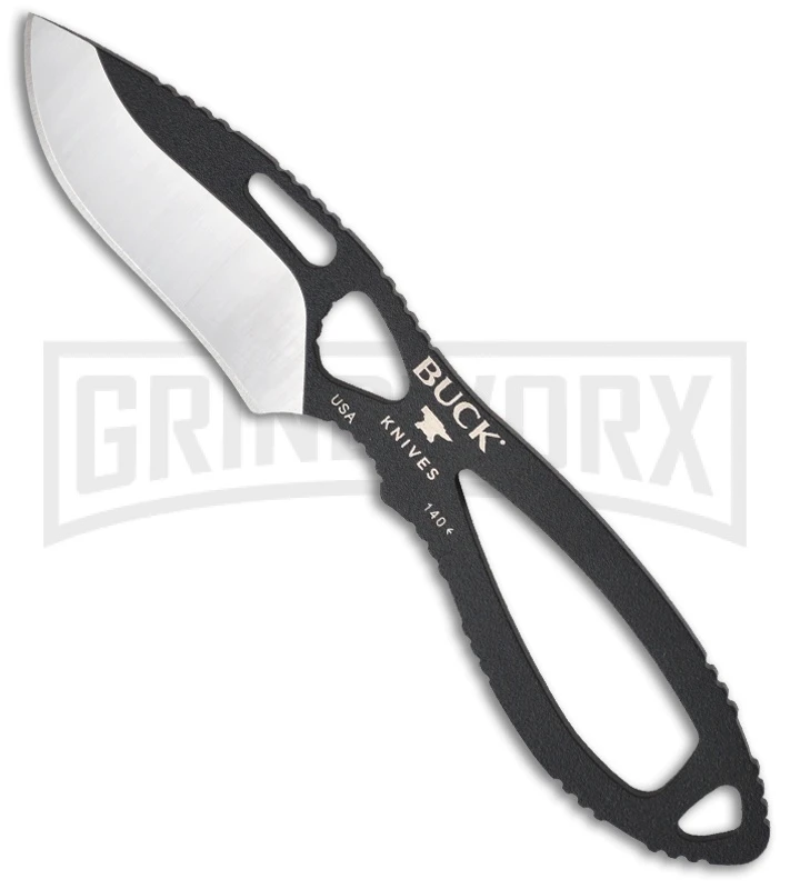 Buck Knives Buck PakLite Skinner Fixed Blade Knife - Black Plain