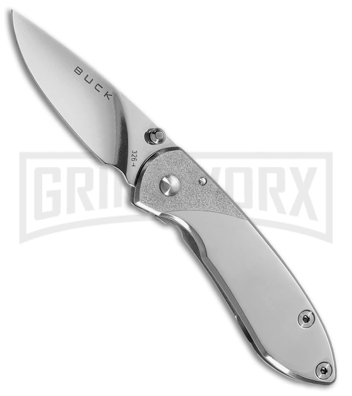 Buck Knives Buck Scholar Stainless Steel Folding Knife - Polish Plain
