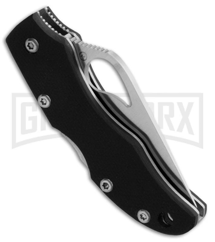Byrd Finch2 Black G-10 Folding Knife - Satin Plain - Image 2
