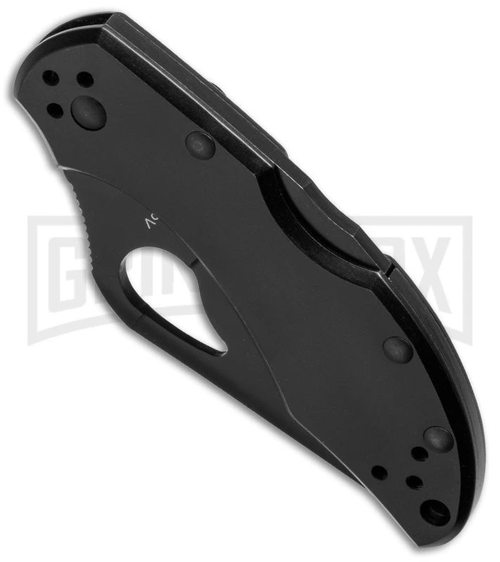 Byrd Robin 2 Black Stainless Steel Folding Knife - Black Plain - Image 2