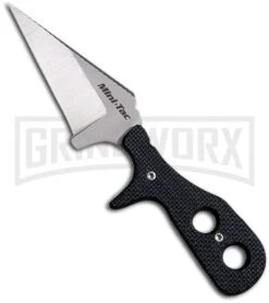 Cold Steel Mini Tac Kiridashi Fixed Blade Knife - Bead Blast Plain