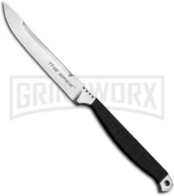 Cold Steel Tokyo Spike Neck Knife Black Fixed Blade Knife - Satin Plain
