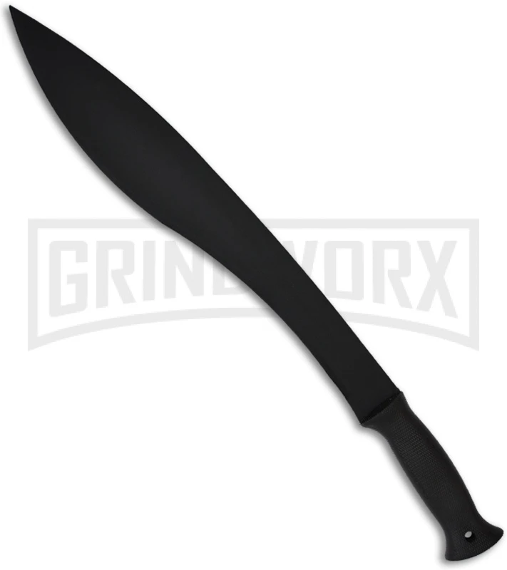 Cold Steel 17" Magnum Kukri Machete Knife - Black Plain