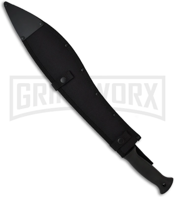 Cold Steel 17" Magnum Kukri Machete Knife - Black Plain - Image 2